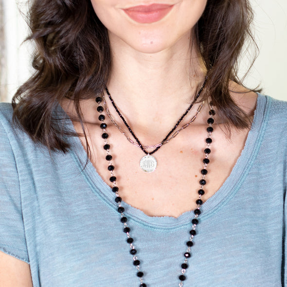 Flutter and Fun Necklace - Black