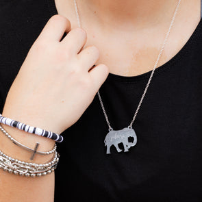 Elephant Acrylic Necklace
