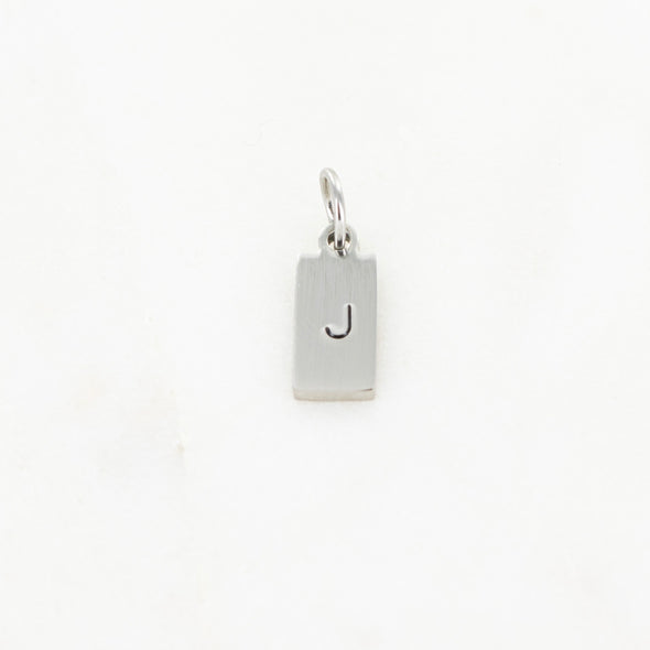 Hand Stamped Tag Charm