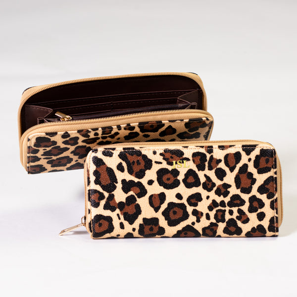 Leopard wallet hotsell