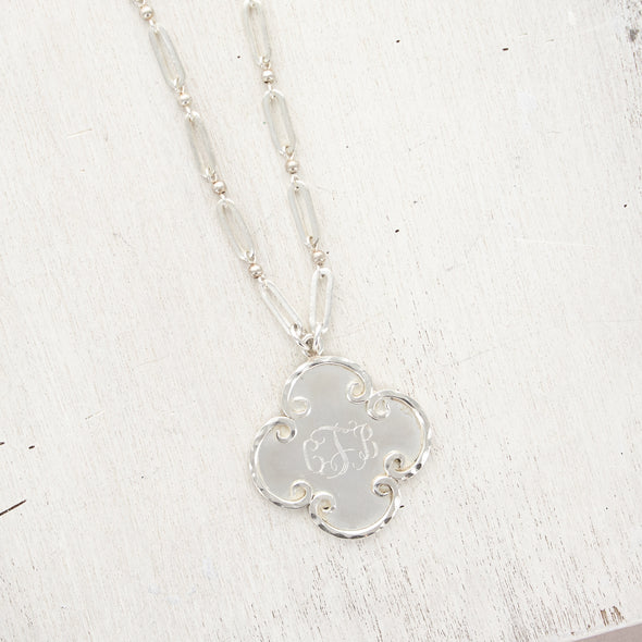 Lotus Necklace - Silver Plated